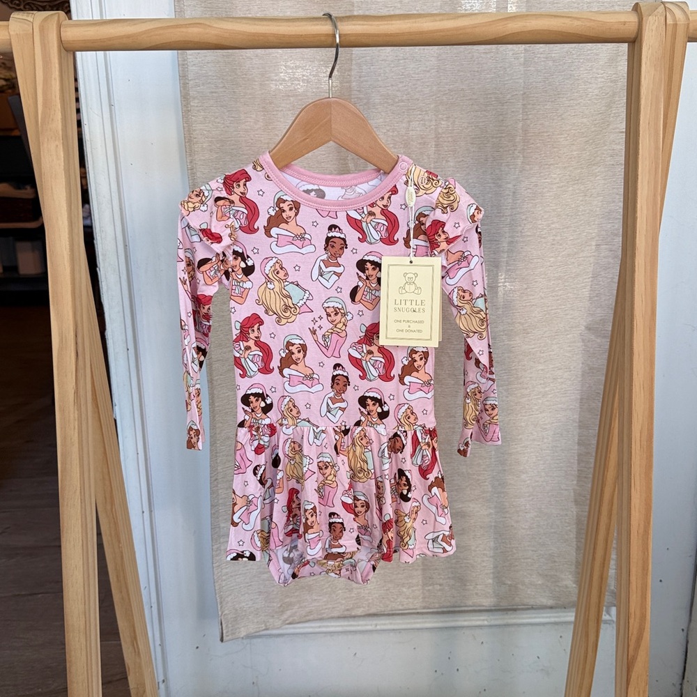 Little Snuggles Holiday Princess Twirl Bodysuit